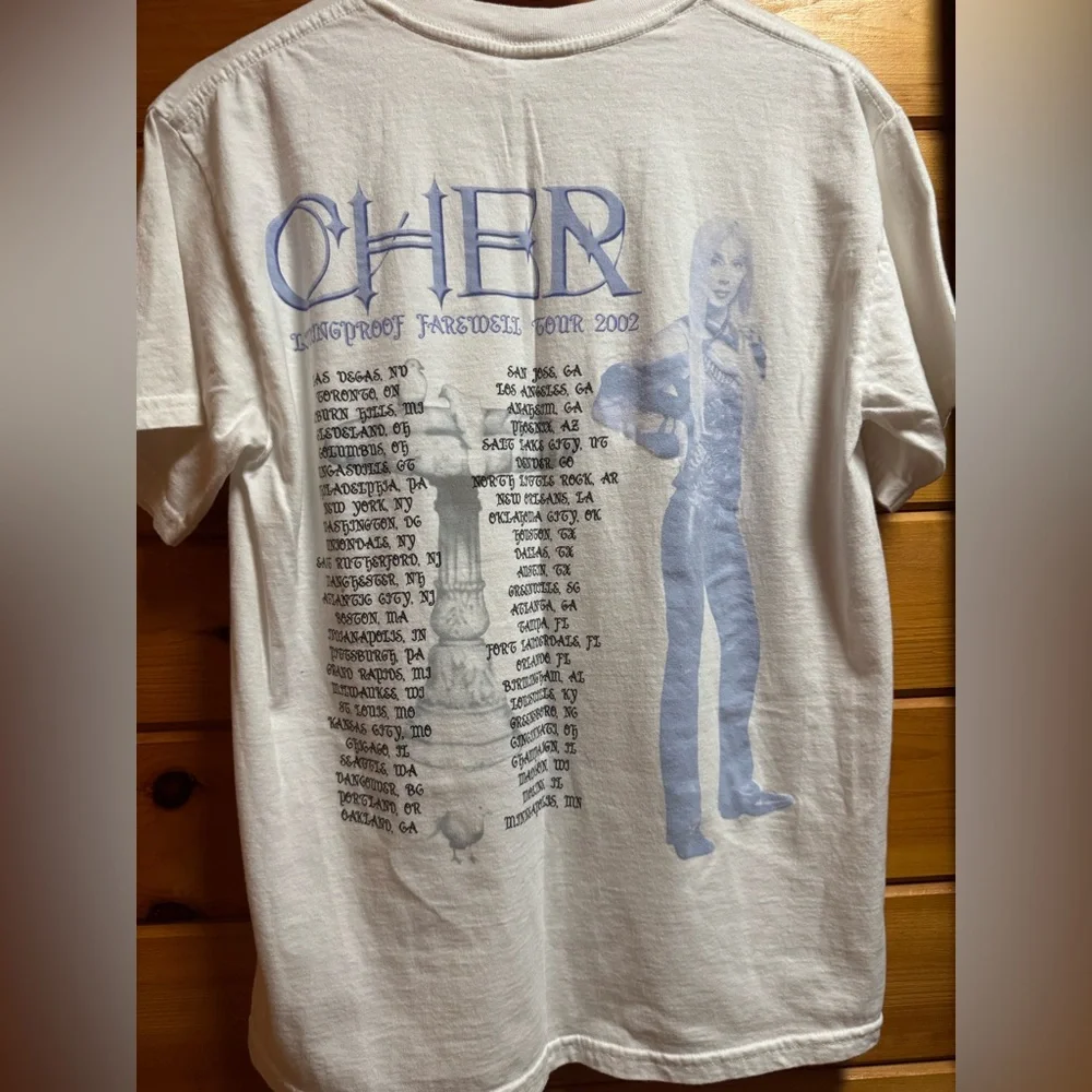 Vintage 2002 Cher living proof farewell tour tee